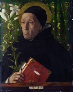 Portret Fra Teodoro z Urbino jako św. Dominika autorstwa Giovanni Bellini
