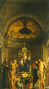 Ołtarz San Giobbe autorstwa Giovanni Bellini