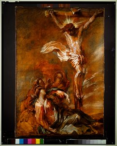 Die Kreuzigung (Skizze) von Giovanni Benedetto (1609-64) Castiglione