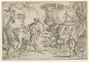 Alegoria przemijania autorstwa Giovanni Benedetto Castiglione