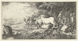 Arka Noego autorstwa Giovanni Benedetto Castiglione