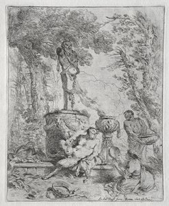 Fete of Pan, 1648. autorstwa Giovanni Benedetto Castiglione
