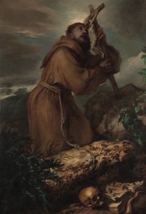 Św. Franciszek w ekstazie, ca. 1650. autorstwa Giovanni Benedetto Castiglione