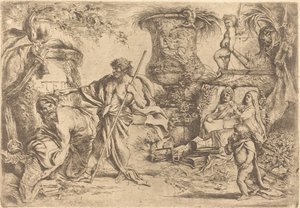 Doczesność Wieczność autorstwa Giovanni Benedetto Castiglione
