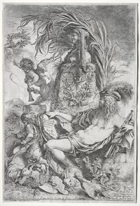 Geniusz Castiglione, 1648. autorstwa Giovanni Benedetto Castiglione