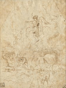 Ogłoszenie dla pasterzy autorstwa Giovanni Benedetto Castiglione