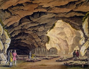 Grobowa Grota Guances, z „Le Costume Ancien et Moderne” Julesa Ferrario, opublikowana w Mediolanie, ok. 1820