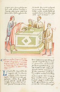 Dekameron, Szkoła rzymska - Chrzest Abrahama , Pierwszy dzień, opowiadanie 2. autorstwa Giovanni Boccaccio