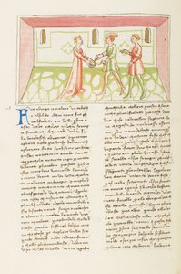 Décaméron, Le demi-monde; Gulfardo payant Ambruogia, Huitième journée, nouvelle 1. autorstwa Giovanni Boccaccio