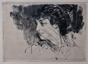 Hrabina Gabrielle de Rasty autorstwa Giovanni Boldini
