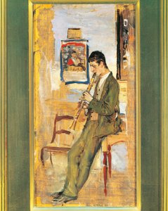 Włochy, Clarino Player autorstwa Giovanni Boldini