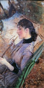 Włochy, Florencja, Profil Alaide Banti autorstwa Giovanni Boldini