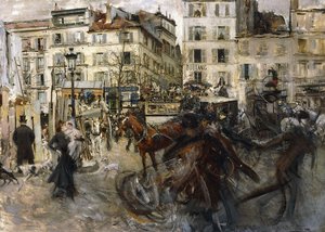 Plac Pigalle, 1874 autorstwa Giovanni Boldini