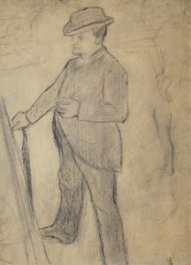 Portret Boldiniego, autorstwa Edgara Degasa (1834-1917), rysunek autorstwa Giovanni Boldini
