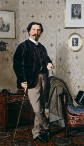 Portret Cristiano Banti z jego laską autorstwa Giovanni Boldini