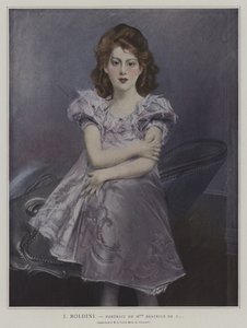 Portret Mademoiselle Beatrice de C ...
