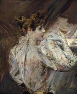 Portret młodej kobiety w profilu Eleonora Duse, ok. 1930 r. 1895.