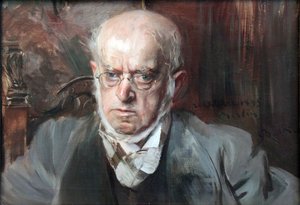 „Portret malarza Adolpha von Menzel (1815-1905)”” Peinture de Giovanni Boldini (1842-1931) 1895 Muzea państwowe, Berlin autorstwa Giovanni Boldini