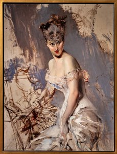 Portret aktorki Alice Regnault autorstwa Giovanni Boldini