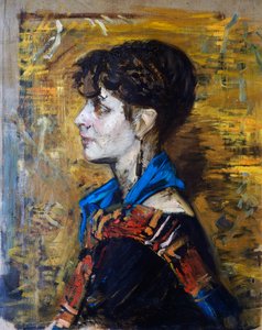 Portret kobiety lub Cyganki autorstwa Giovanni Boldini