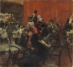 Scena świąteczna autorstwa Giovanni Boldini