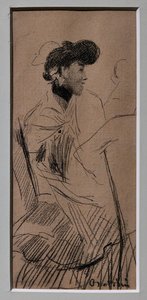Siedząca Elegancka Kobieta autorstwa Giovanni Boldini