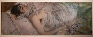 Hrabina Rasty Leżąca autorstwa Giovanni Boldini