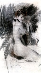 Siedząca kobieta, ok. 1920 autorstwa Giovanni Boldini