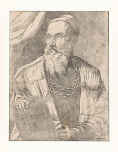 Portret artysty Tycjana autorstwa Giovanni Britto