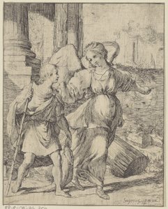 Tobiasz w Aniele autorstwa Giovanni Citosibio Guidi