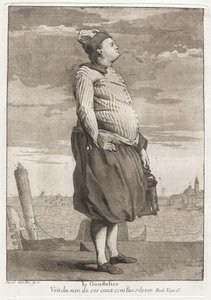Le Gondolier (Gondolier) autorstwa Giovanni David