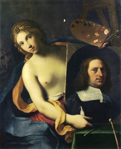Alegoria malarstwa autorstwa Giovanni Domenico Cerrini