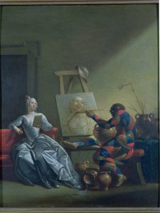 Malarz arlekiński, ok. 1742 r.
