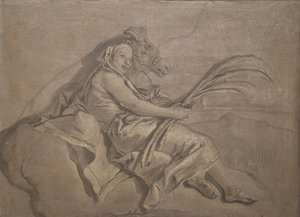 Azja. autorstwa Giovanni Domenico Tiepolo