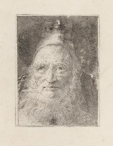 Brodaty starzec w kapeluszu, z Raccolta di Teste (Zbiór głów) autorstwa Giovanni Domenico Tiepolo