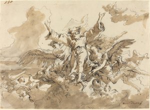 Stworzenie Wszechświata autorstwa Giovanni Domenico Tiepolo