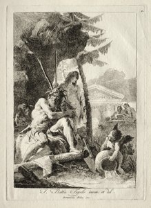 Figury rzeczne. autorstwa Giovanni Domenico Tiepolo