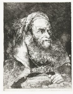 Mężczyzna z otwartą książką Kolekcja głów (tytuł serii) Raccolta di Teste (tytuł serii) autorstwa Giovanni Domenico Tiepolo