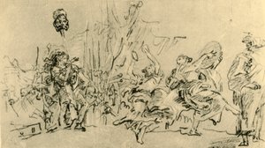 Triumf Dawida, c1759, 1928 autorstwa Giovanni Domenico Tiepolo