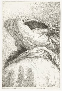 Turek z odwróconą głową w turbanie Kolekcja głów (tytuł serii) Raccolta di Teste (tytuł serii) autorstwa Giovanni Domenico Tiepolo