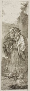 Dwóch Starców autorstwa Giovanni Domenico Tiepolo