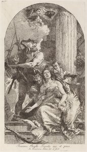 Męczeństwo św. Agaty autorstwa Giovanni Domenico Tiepolo after Giovanni Battista Tiepolo