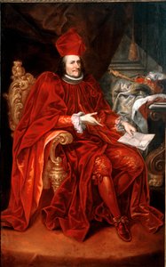 Portret Agostino Spinoli (1624-1692) Doge of Genes w latach 1679-1681. Obraz Giovanniego Enrico Vaymera (1665-1738) 1680-1681 Wymiary 215x135 cm Genes, kolekcja Paolo Sanguineti © Luisa Ricciarini / Leemage autorstwa Giovanni Enrico Vaymer