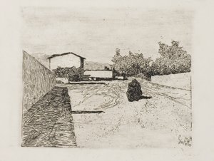 Ulica autorstwa Giovanni Fattori