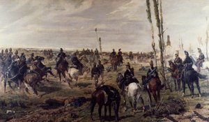 Atak na Madonnę Odkrycia autorstwa Giovanni Fattori
