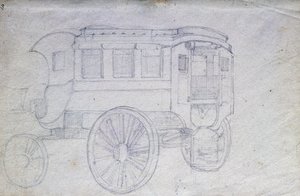 Wagon autorstwa Giovanni Fattori