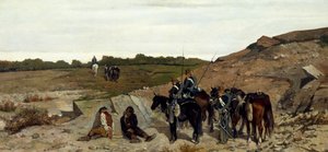 Epizod kampanii przeciwko bandytyzmowi autorstwa Giovanni Fattori