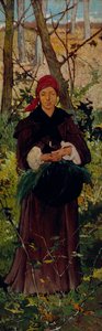 Kobieta etruska, ok. 1865 (olej na płycie) autorstwa Giovanni Fattori
