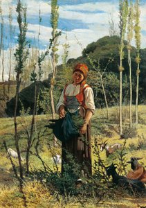 Rolnik w drewnie autorstwa Giovanni Fattori