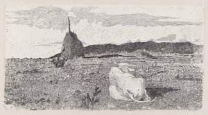 Święta Krowa [Pio u góry] autorstwa Giovanni Fattori